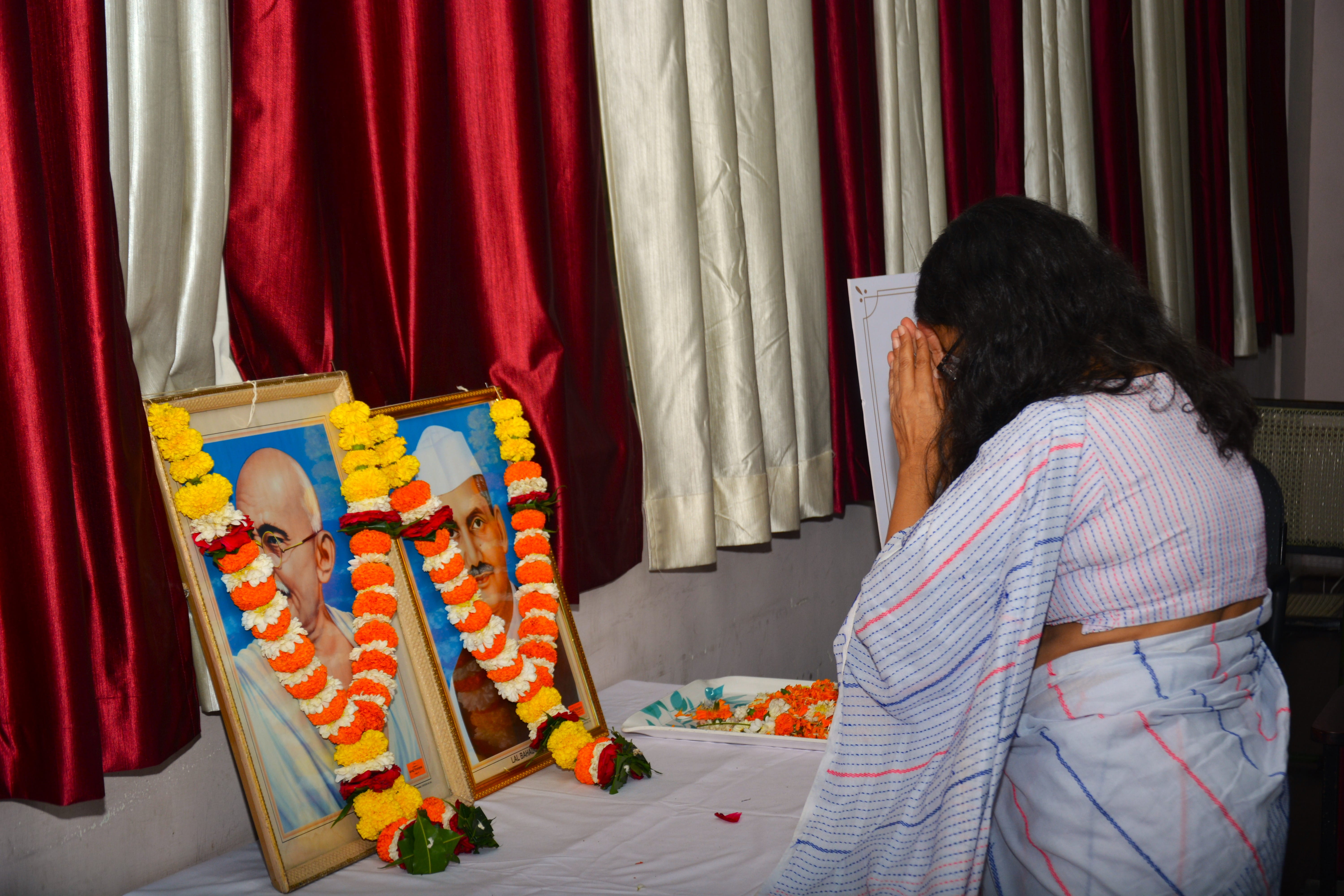  Mahatma Gandhi and Lal Bahaddur Shastry jayanti celebration at MAFSU, h.q (1).jpg
